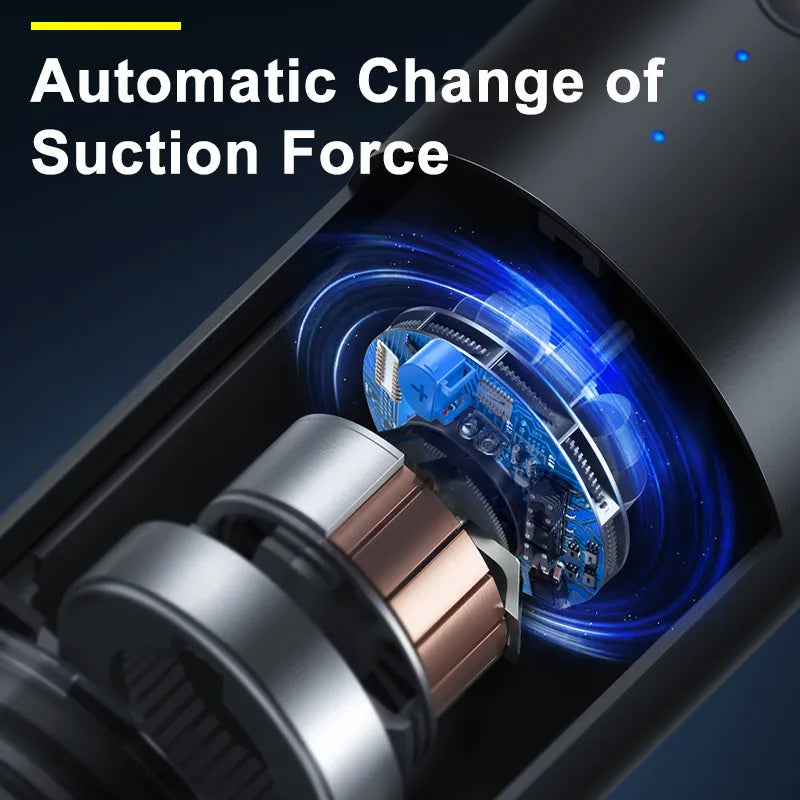 Car Vacuum Cordless 15000Pa Suction 50-Minute Battery Life