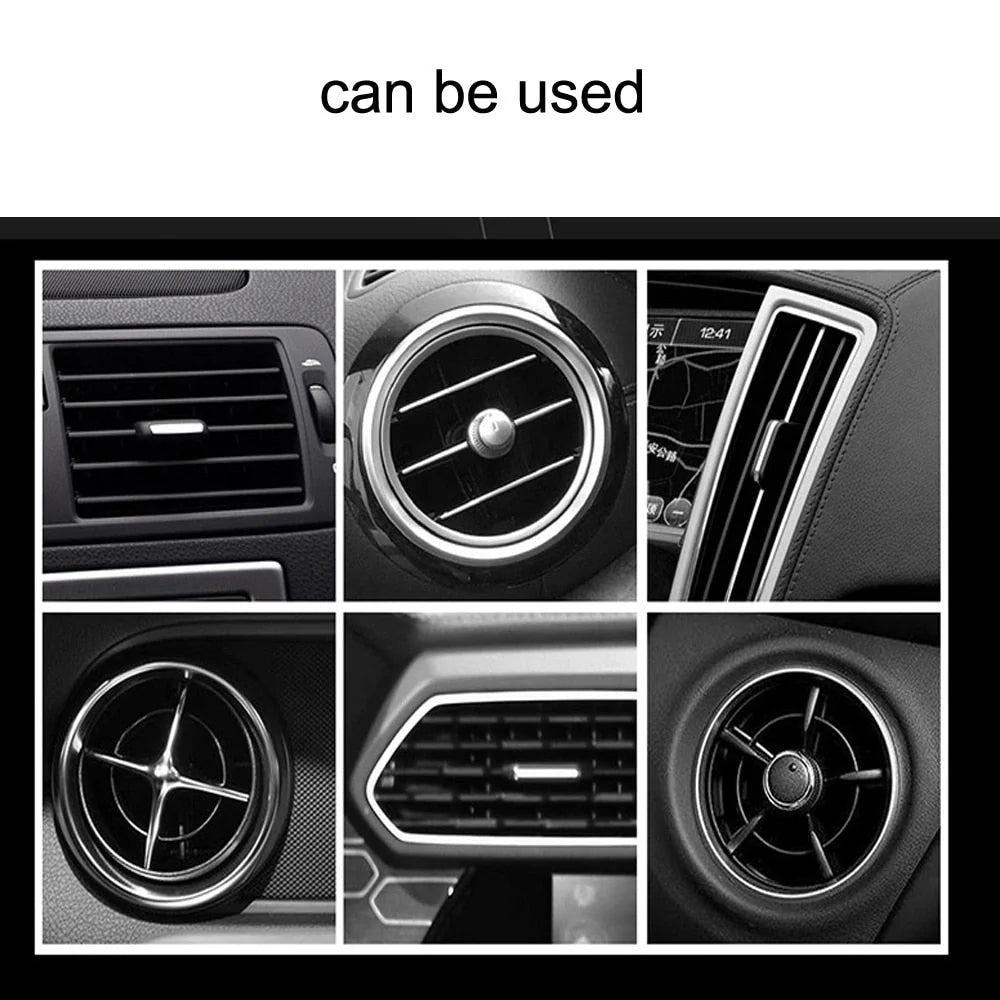 Car Vent Air Freshener Rotating Fragrance Tablet Included