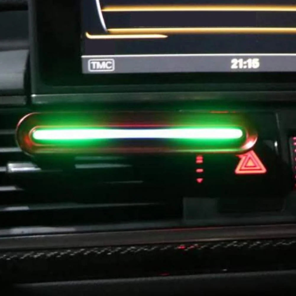 Car Vent Air Freshener Seven-Color LED Light Rechargeable