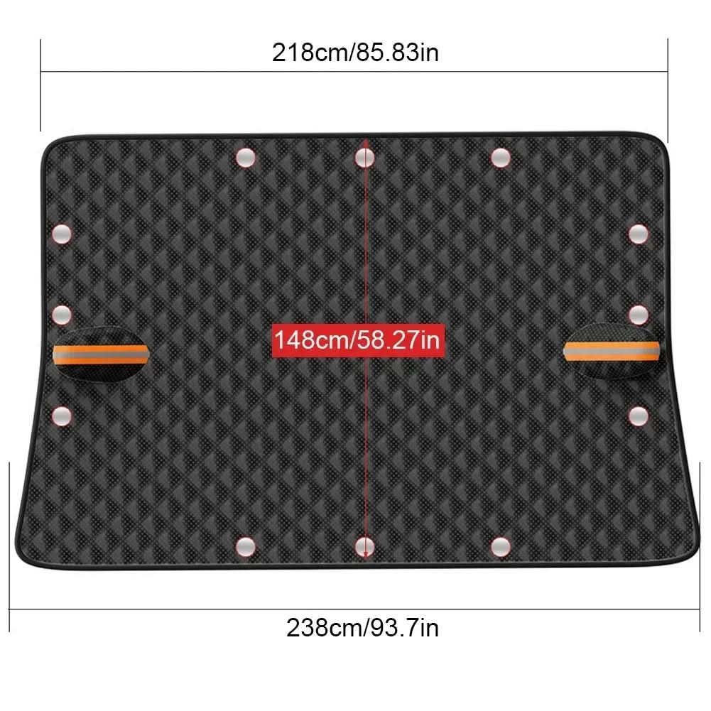 Car Windshield Cover Magnetic Frost-Resistant Heat-Reflective