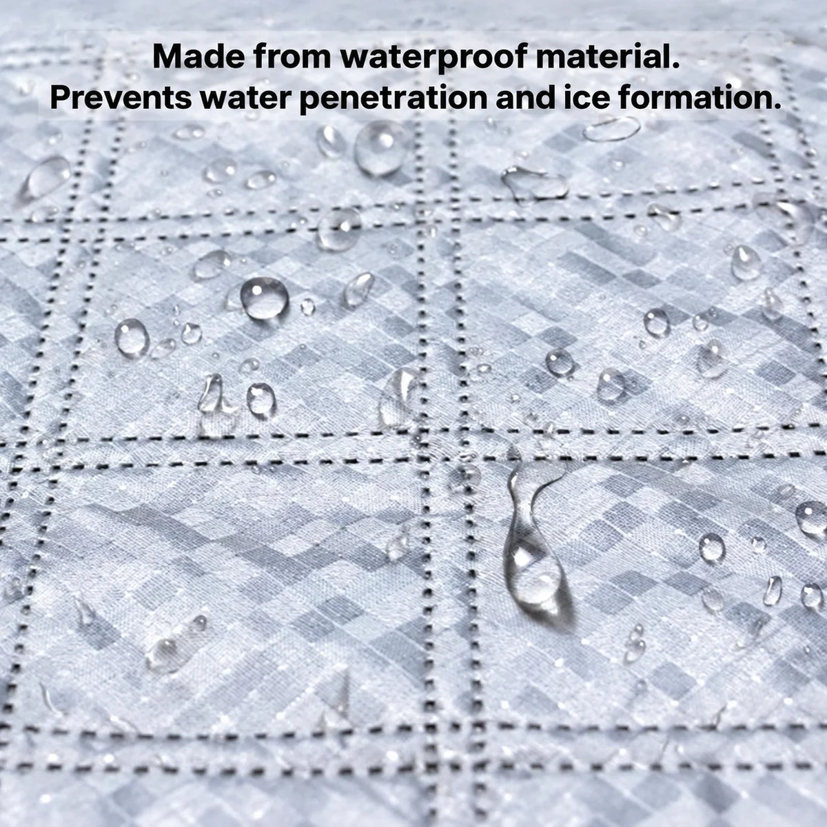 Car Windshield Cover Magnetic Weather-Resistant Polyester Mirror Coverage