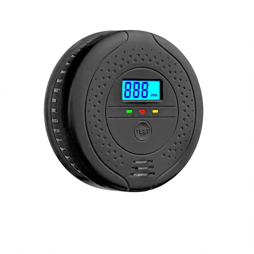Carbon Monoxide Detector Electrochemical Sensor Battery Powered Audible Alarm