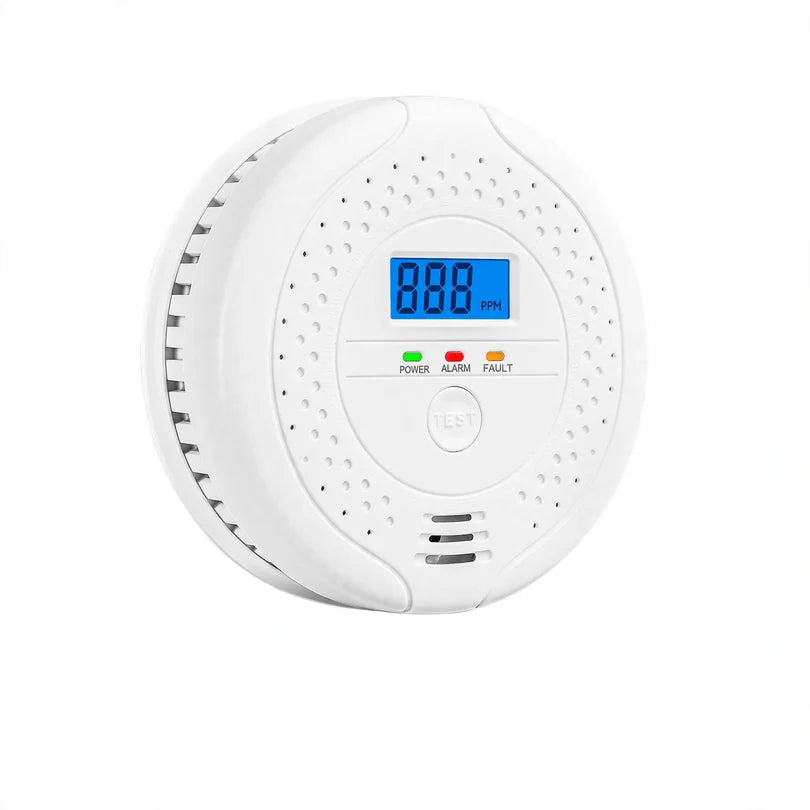 Carbon Monoxide Detector Electrochemical Sensor Battery Powered Audible Alarm