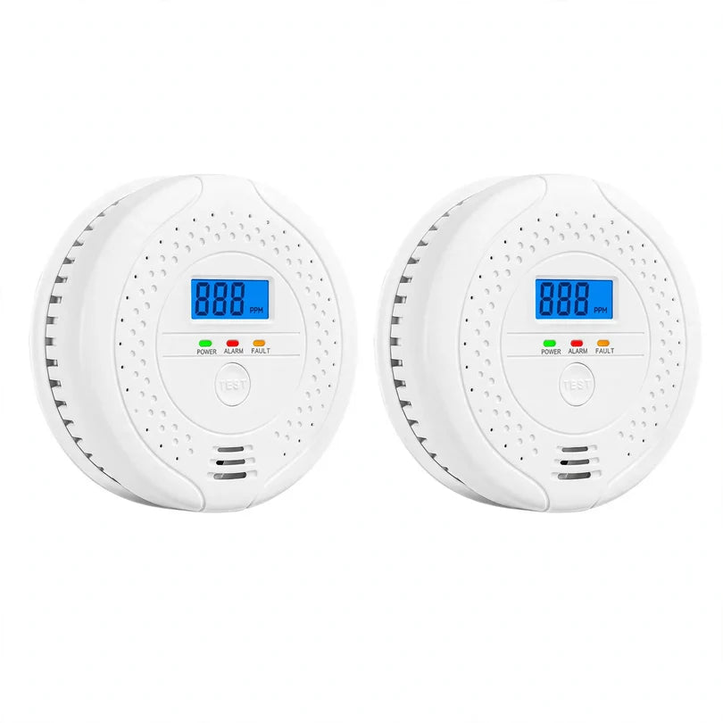 Carbon Monoxide Detector Electrochemical Sensor Battery Powered Audible Alarm