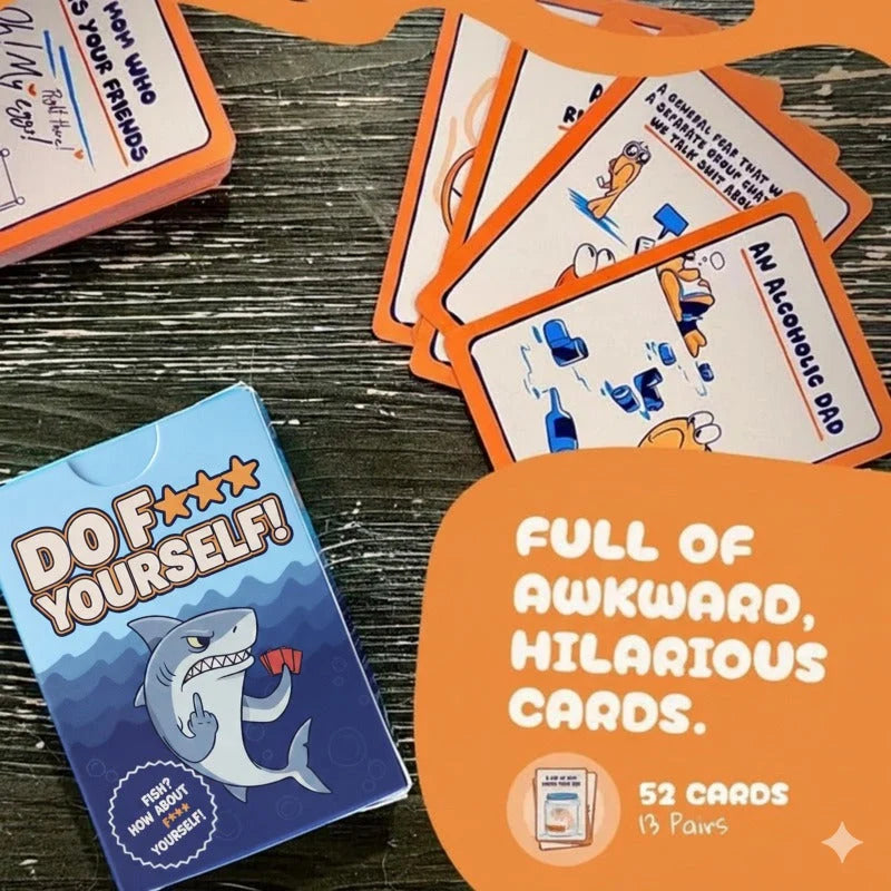 Card Game Adult Party Go Fish Style 52-Card Deck