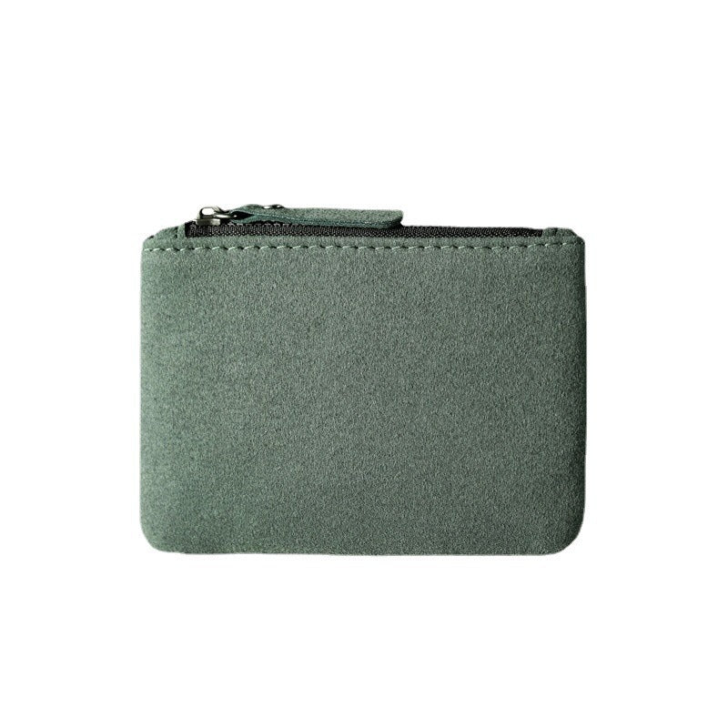 Card Holder Compact Fabric Zipper Closure