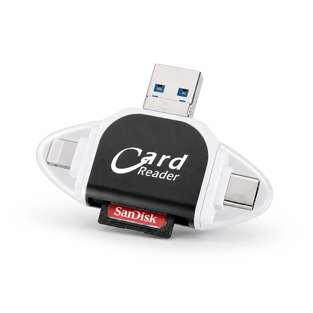Card Reader Multiport Fast Transfer SD & MicroSD