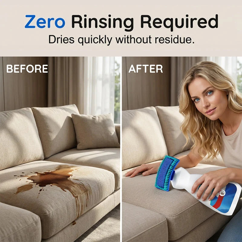 Carpet & Upholstery Cleaner No-Rinse With Brush