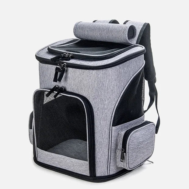 Cat Backpack Carrier Clear Viewing Dome Breathable Padded Straps