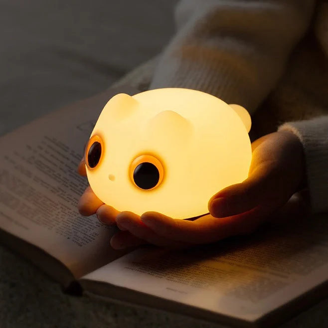 Cat Night Light Warm Glow Tap Control
