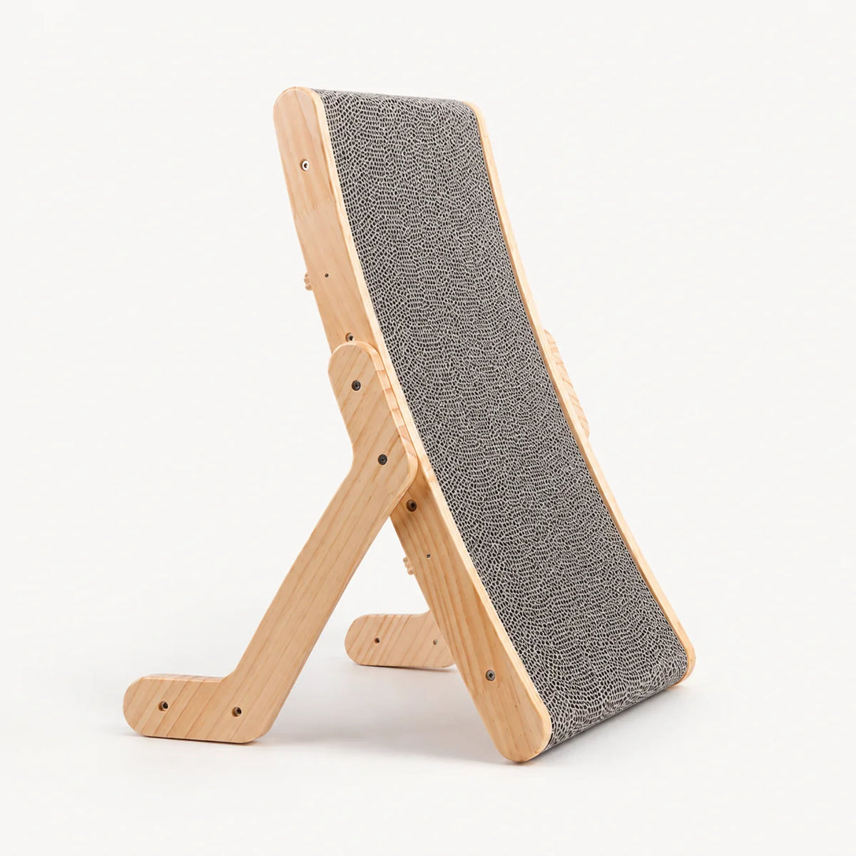 Cat Scratcher Curved Slope Solid Wood