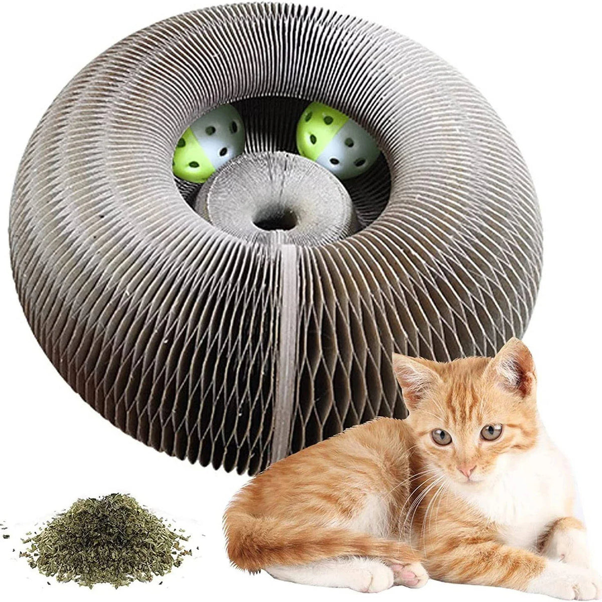 Cat Scratcher Magnetic Modular Panels & Enclosed Ball Track