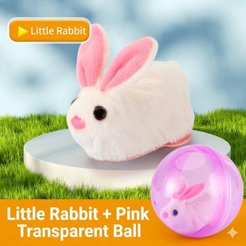 Cat Toy Ball Self-Rolling Obstacle Avoidance Plush Prey Inside
