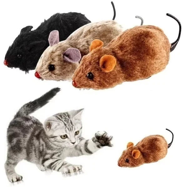 Cat Toy Mouse Automatic Random Motion Battery Operated Non-Toxic