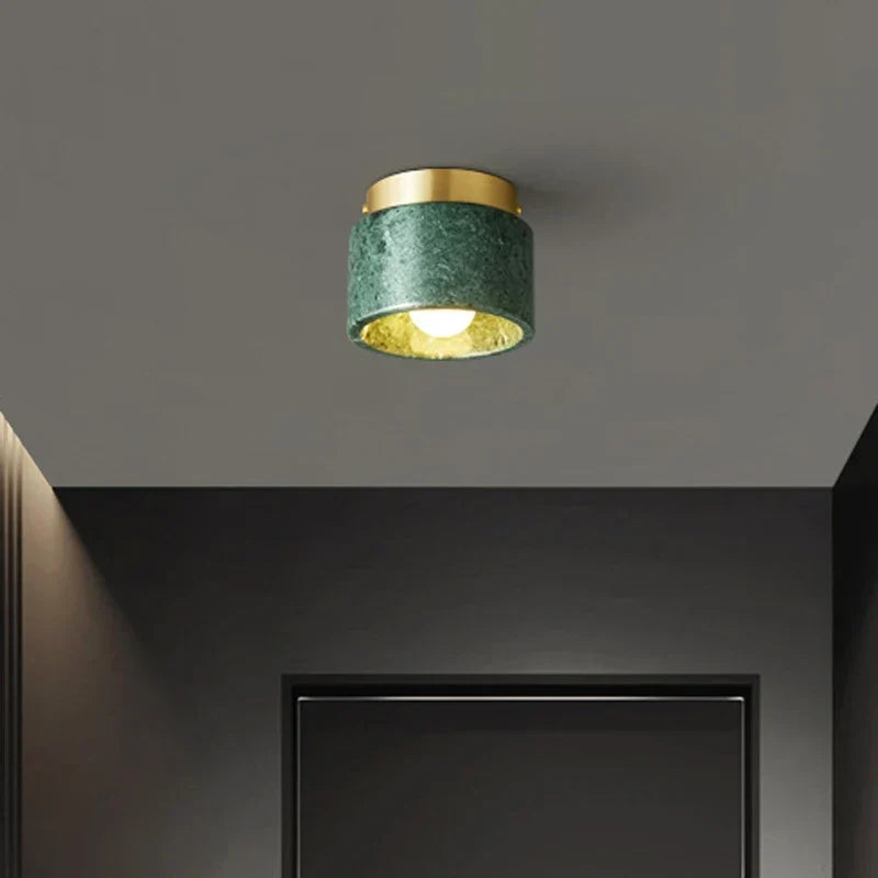Ceiling Downlight Directional Beam Stone-Finish Surface-Mount Two Sizes