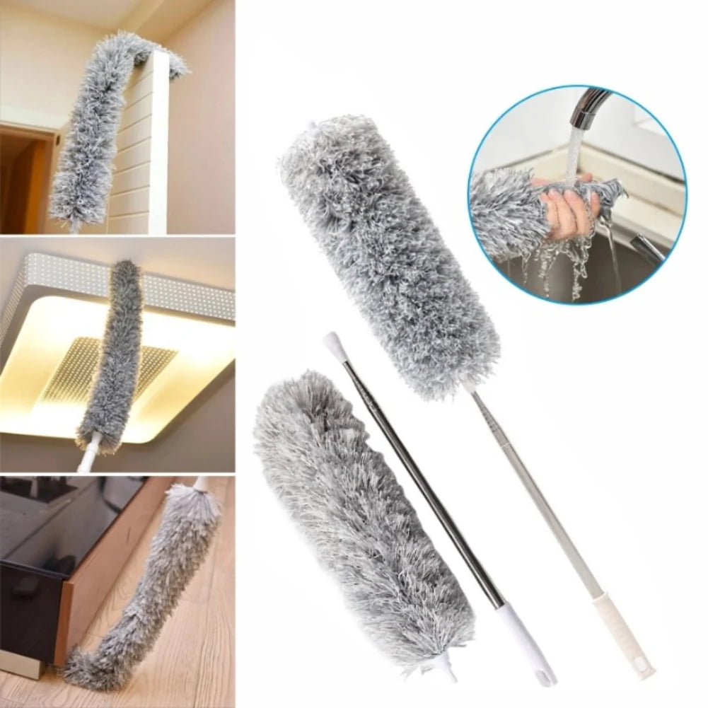 Ceiling Duster Telescopic Pole Bendable & Washable Microfiber Head