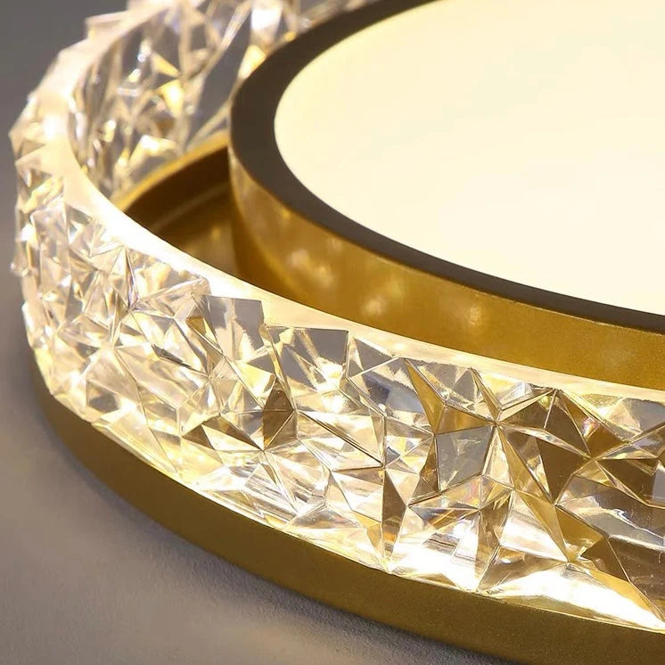Ceiling Light Crystal Halo Integrated LED & Remote Dimming