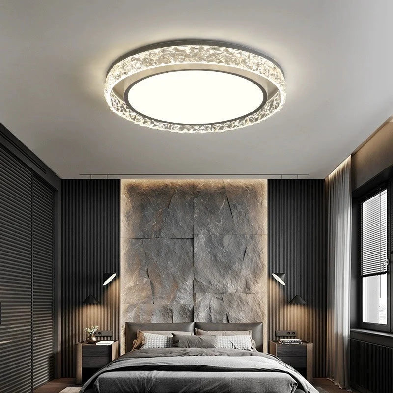Ceiling Light Crystal Halo Integrated LED & Remote Dimming