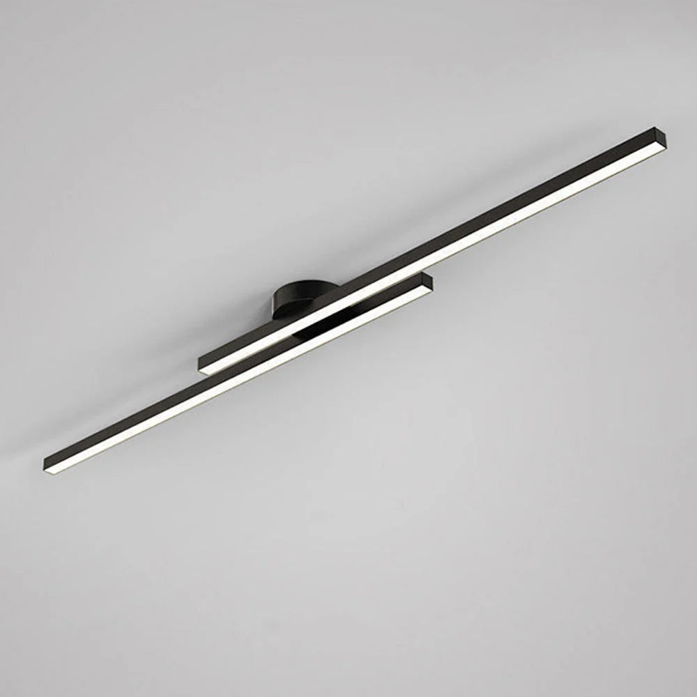 Ceiling Light Double LED Strips Semi-Flush Mount