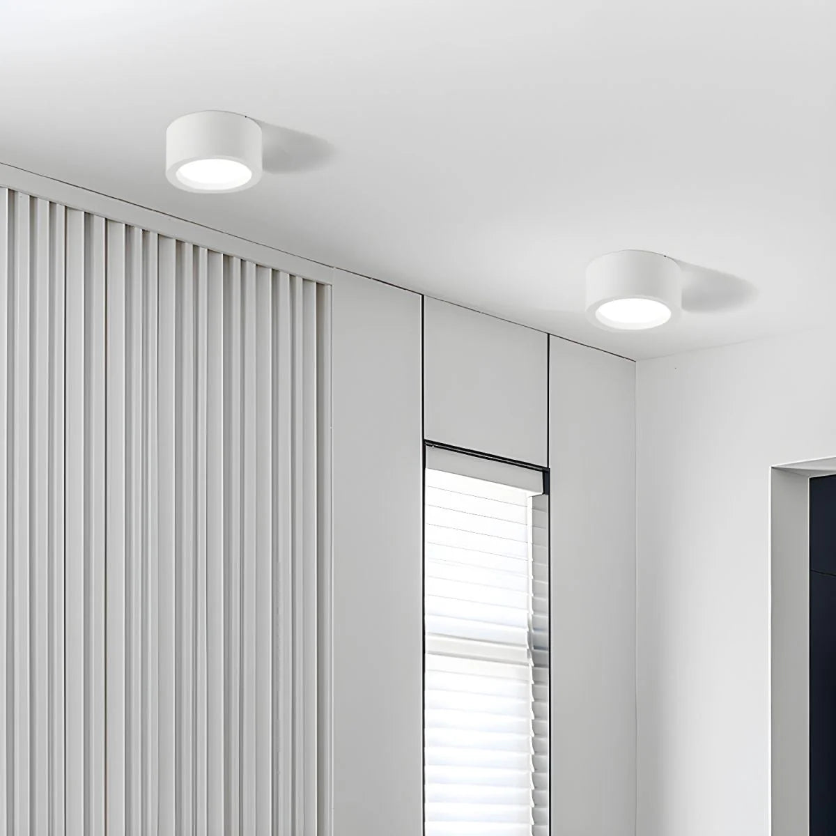 Ceiling Light Low-Profile Surface-Mounted Adjustable Color Temperature