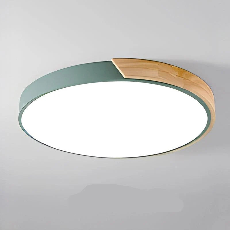 Ceiling Light Round Macaron Design Built-In LED