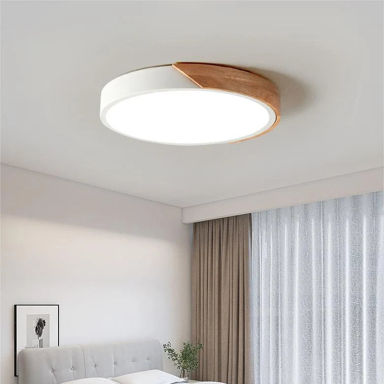 Ceiling Light Round Macaron Design Built-In LED