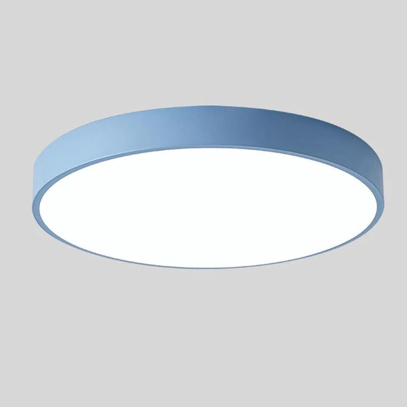 Ceiling Light Round Macaron Design Built-In LED