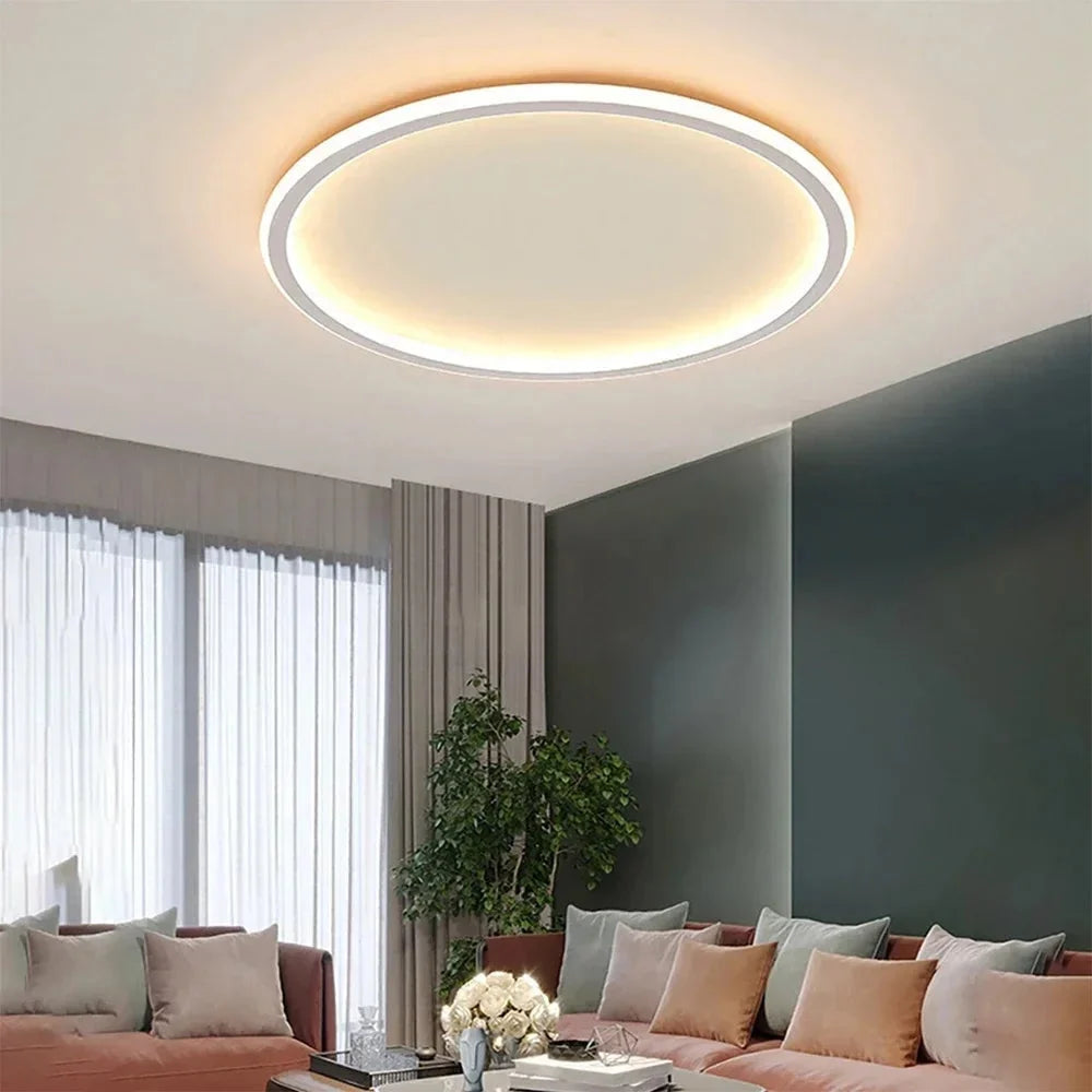 Ceiling Light Round Warm White Wide Diffuser