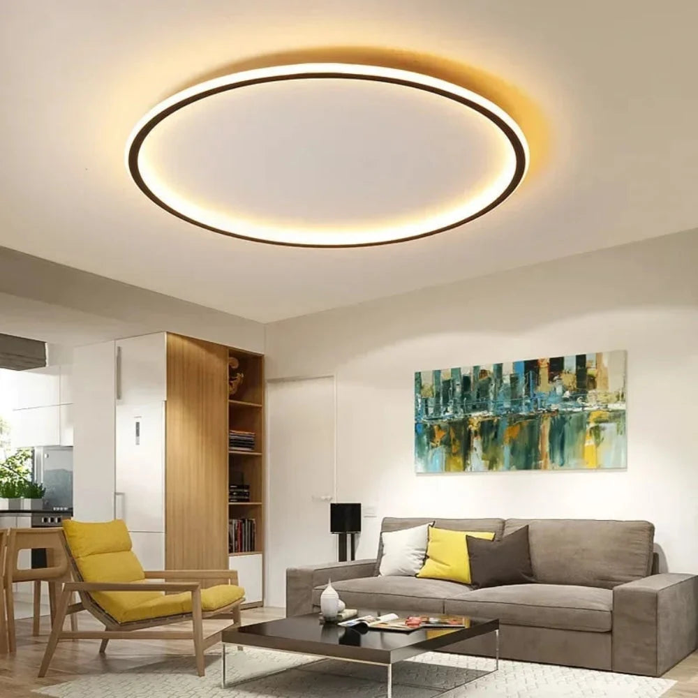 Ceiling Light Round Warm White Wide Diffuser