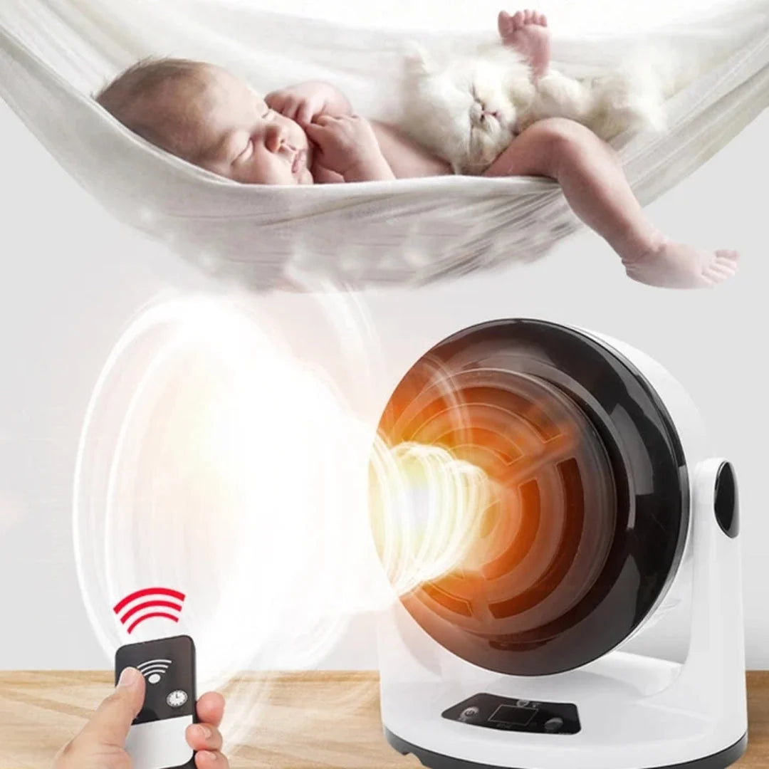 Ceramic Space Heater Compact With Remote Control & Timer