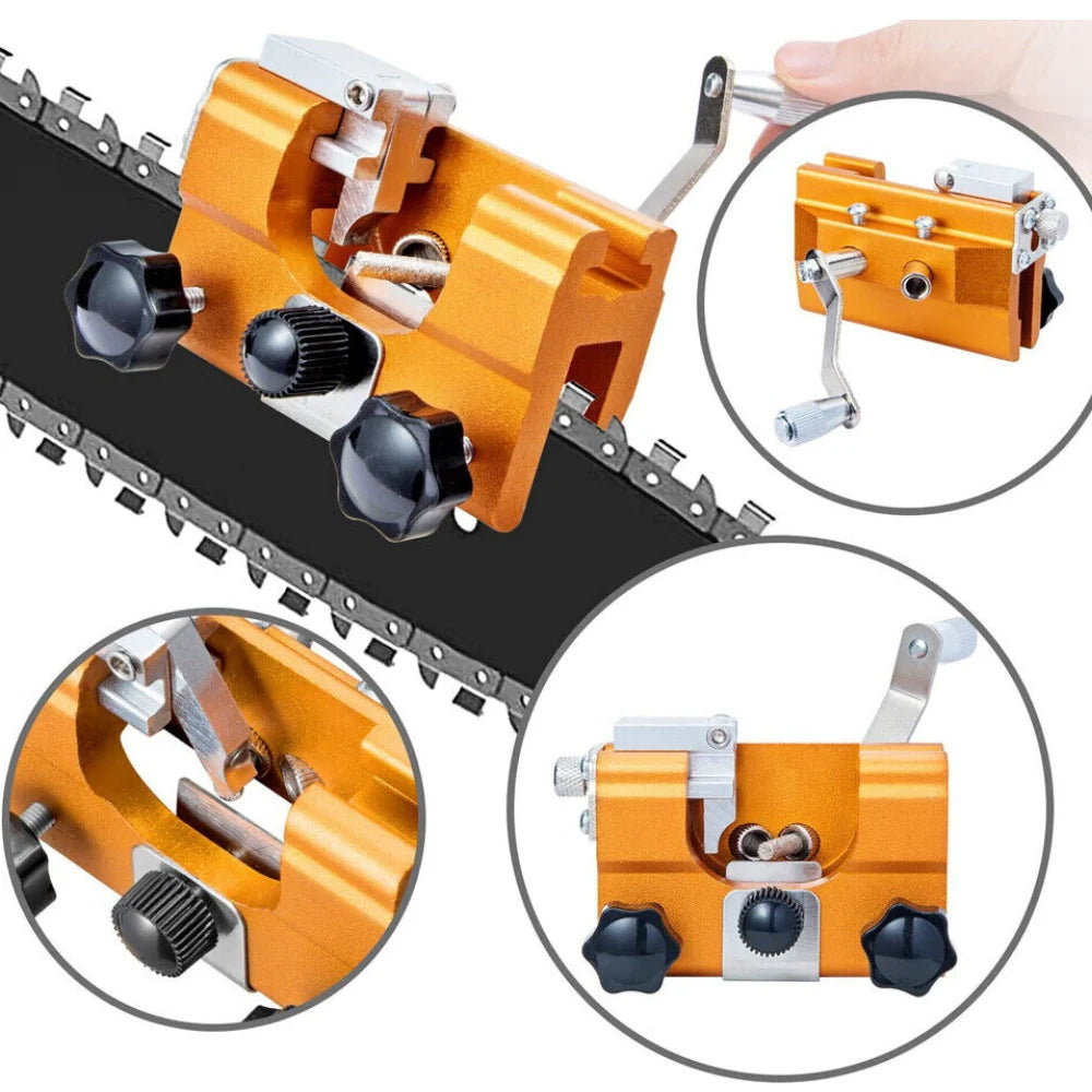 Chainsaw Sharpener Adjustable Portable Carbide Cutters