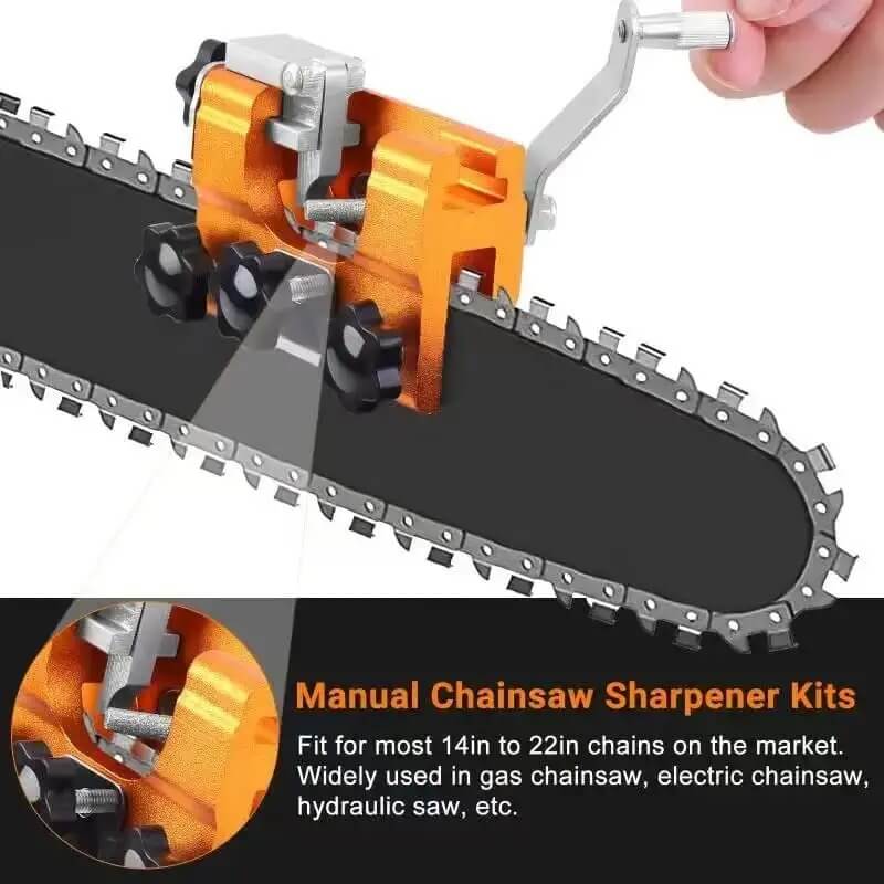 Chainsaw Sharpener Adjustable Portable Carbide Cutters