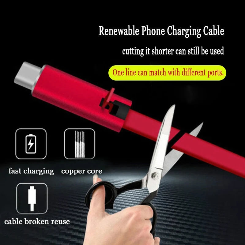 Charging Cable Repairable 2A 4.9 Ft