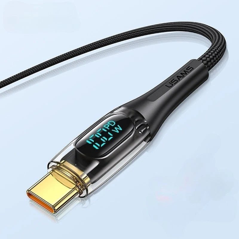 Charging Cable USB-C LED Power Display Fast Charging