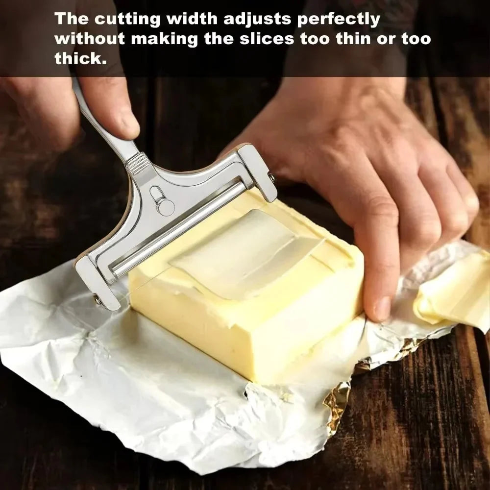 Cheese Slicer Wire-Based Adjustable Thickness