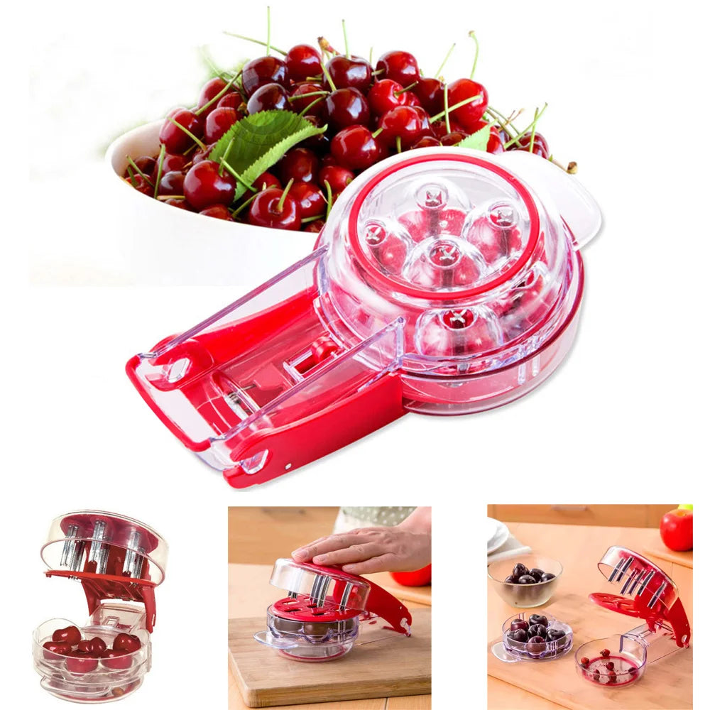 Cherry Pitter Stainless Steel Blade Quick Pit Removal