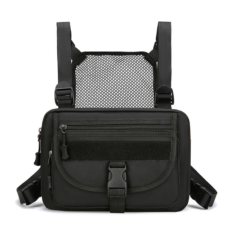 Chest Pack Water-Resistant Multiple Zipped Pockets Adjustable Straps