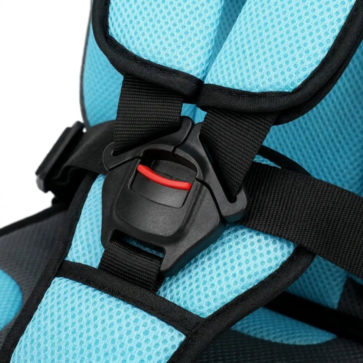 Child Car Booster Seat Foldable Built-In 5-Point Harness