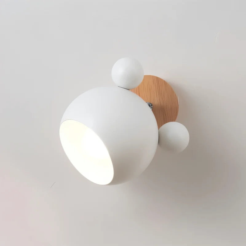 Children's Wall Lamp Mouse Silhouette Rotatable Warm LED & Cool-To-Touch