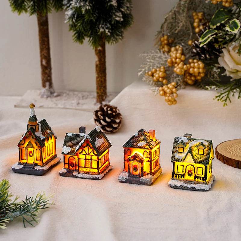 Christmas Decoration Figure LED-Lit Weatherproof Polyresin Indoor & Outdoor
