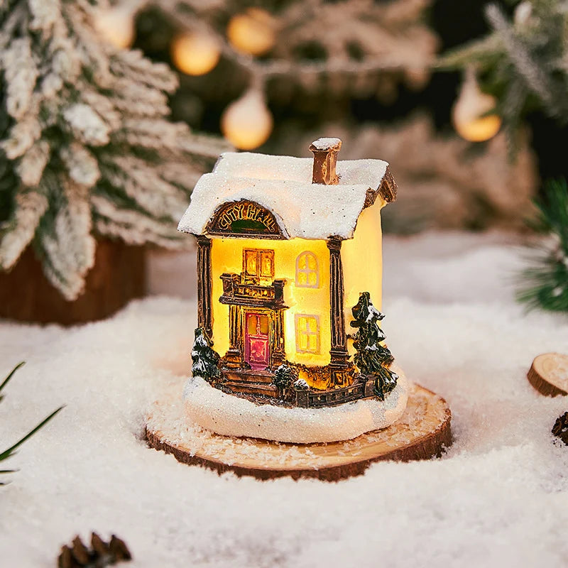 Christmas Decoration Figure LED-Lit Weatherproof Polyresin Indoor & Outdoor