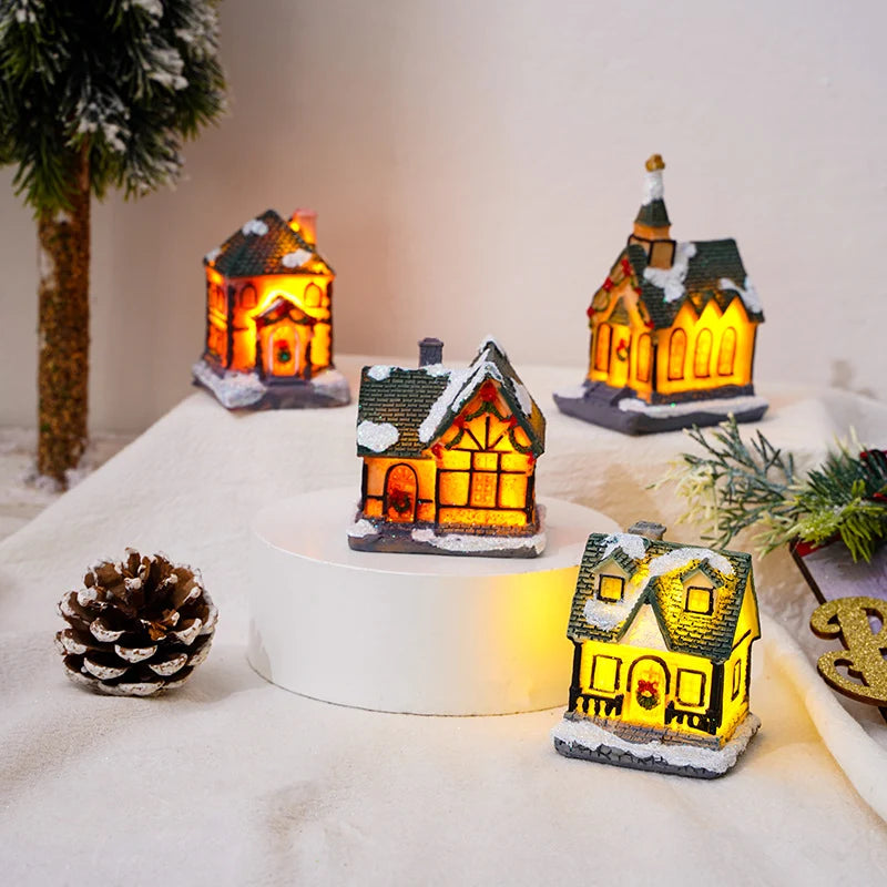 Christmas Decoration Figure LED-Lit Weatherproof Polyresin Indoor & Outdoor