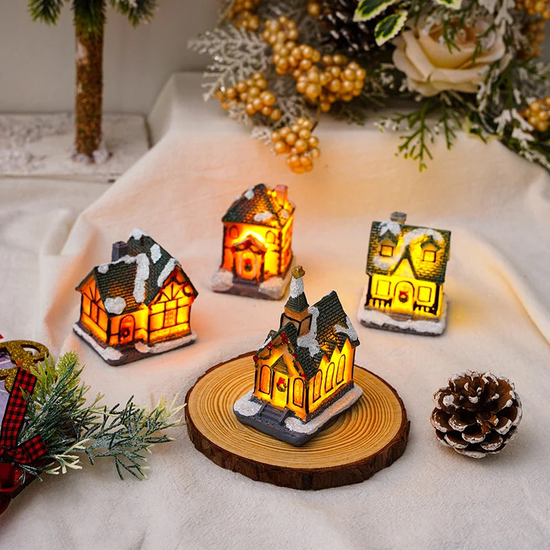 Christmas Decoration Figure LED-Lit Weatherproof Polyresin Indoor & Outdoor