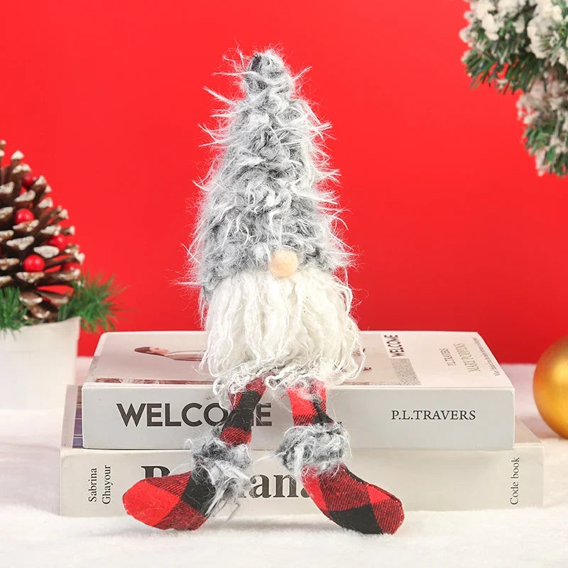 Christmas Doll Handmade Plush Tall Hat Indoor & Outdoor