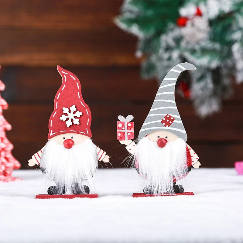 Christmas Figurine Classic Santa Durable Tabletop Decor