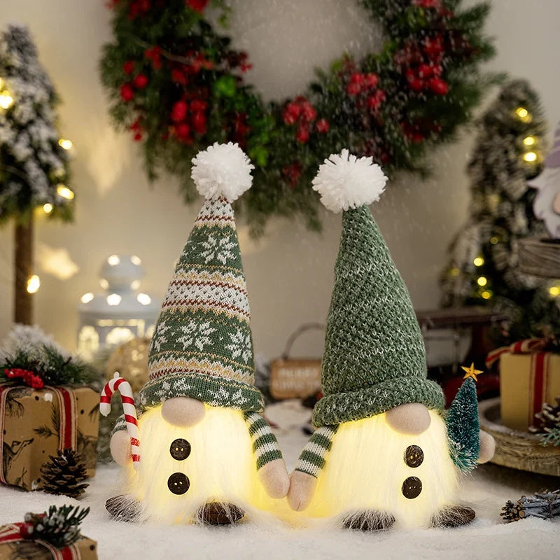 Christmas Gnome Plush Lighted Indoor Outdoor