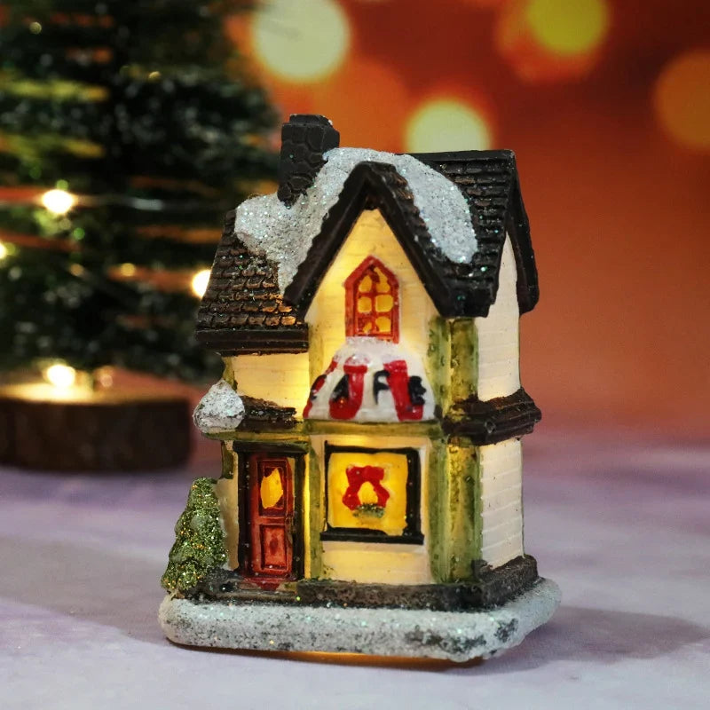 Christmas House Decor Handcrafted Integrated LED Snow Accents