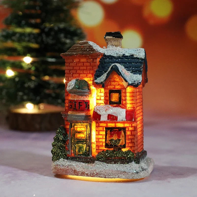 Christmas House Decor Handcrafted Integrated LED Snow Accents
