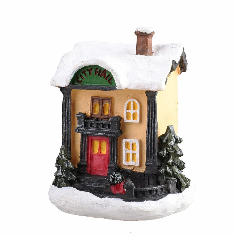 Christmas House Decor Handcrafted Integrated LED Snow Accents