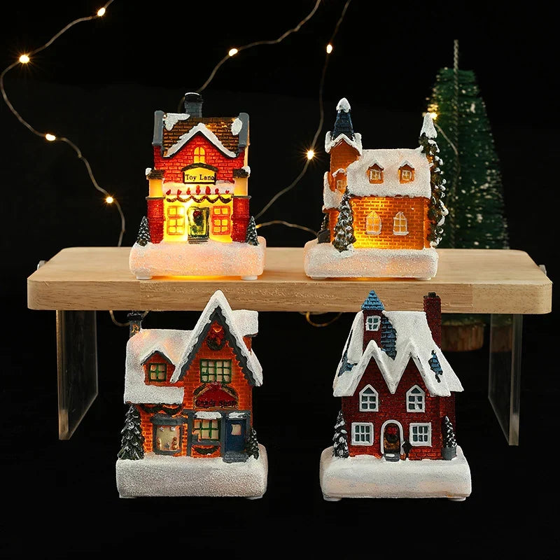 Christmas House Light Warm LED Plug-In